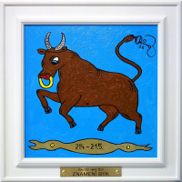 František R. Čech - Znamení Býk - originál 